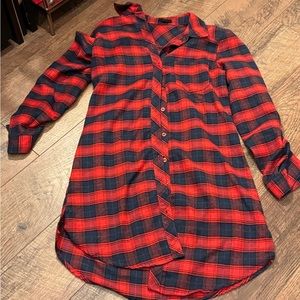 Plaid dress Juniors size small like new